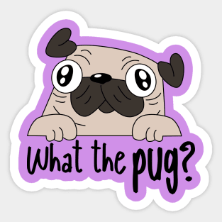 What the Pug Sticker
